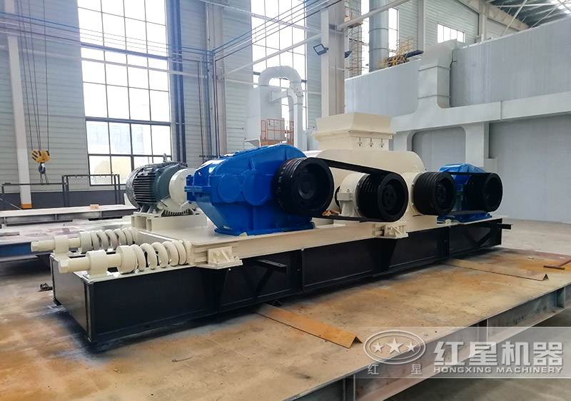 小型液壓對輥破碎機常用型號及價格，提供現(xiàn)場視頻